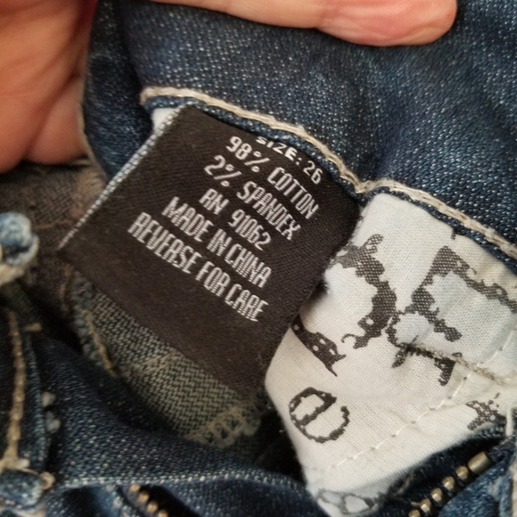 Women's Standard & Practices distressed denim jeans size 4 - Picture 13 of 13